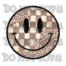 Load image into Gallery viewer, Brown Chex Smiley (Pick Style)