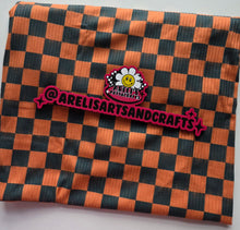 Load image into Gallery viewer, Black &amp; Dark Orange Chex (pick your style)