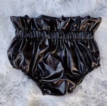 Load image into Gallery viewer, Black Pleather Bloomers